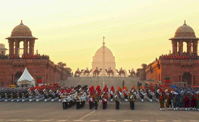 Magnificent Raisina Hills will resound with Bharatiya music today during beating retreat