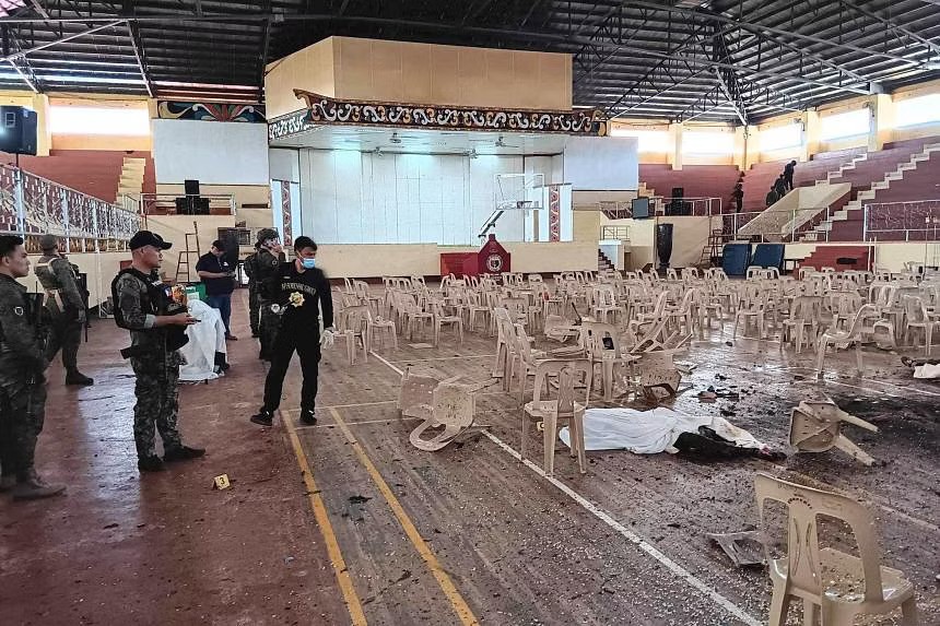 Nine Islamist militants, including two connected to the Catholic Mass attack, are slain by Philippine forces