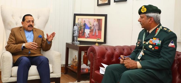 BRO Chief Calls on Dr Jitendra Singh, Briefs About Chattergala Tunnel