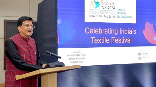 Bharat Tex 2024 to Contribute Significantly India’s Textile Sector Growth: Piyush Goyal