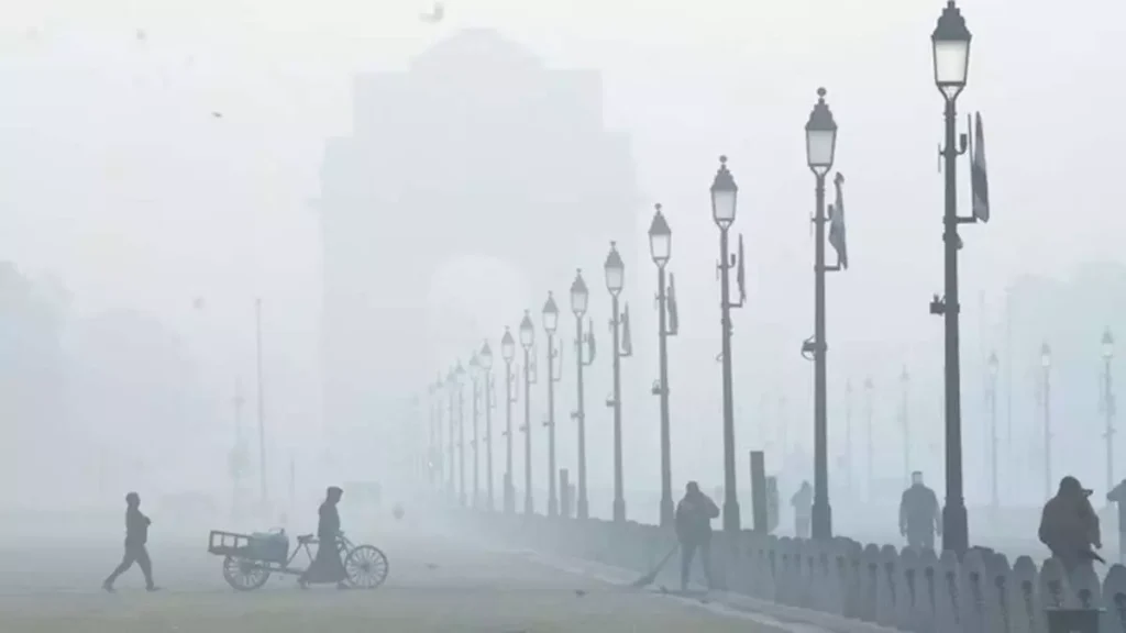 Delhi’s minimum temperature is 4.8°C, and 11 trains heading into the city are running late