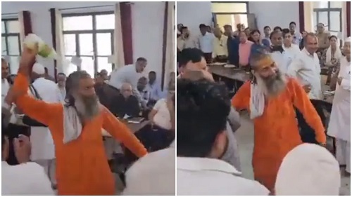 Encroachment Dispute: Farmer Attempts Self-Immolation Outside SDM Office in Uttar Pradesh
