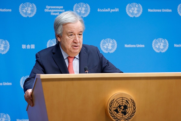 Guterres calls Houthis to cease attacks on Red Sea, parties to de-escalate airstrikes in Yemen