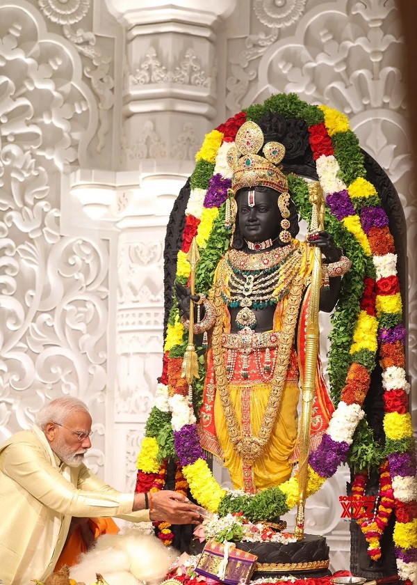 How come the nation’s strength lies in its dedication to Ram?