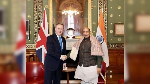 India Envisions Enriching Partnership with UK to Co-Operate, Co-Create & Co-Innovate: Rajnath Singh