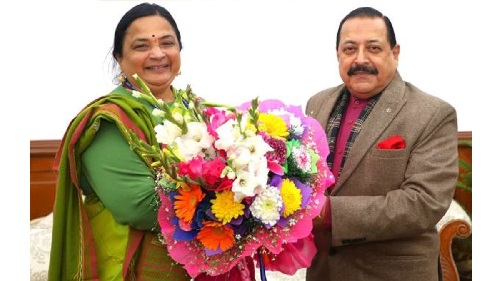 JNU Delegation Call on Union S&T Minister Dr Jitendra Singh