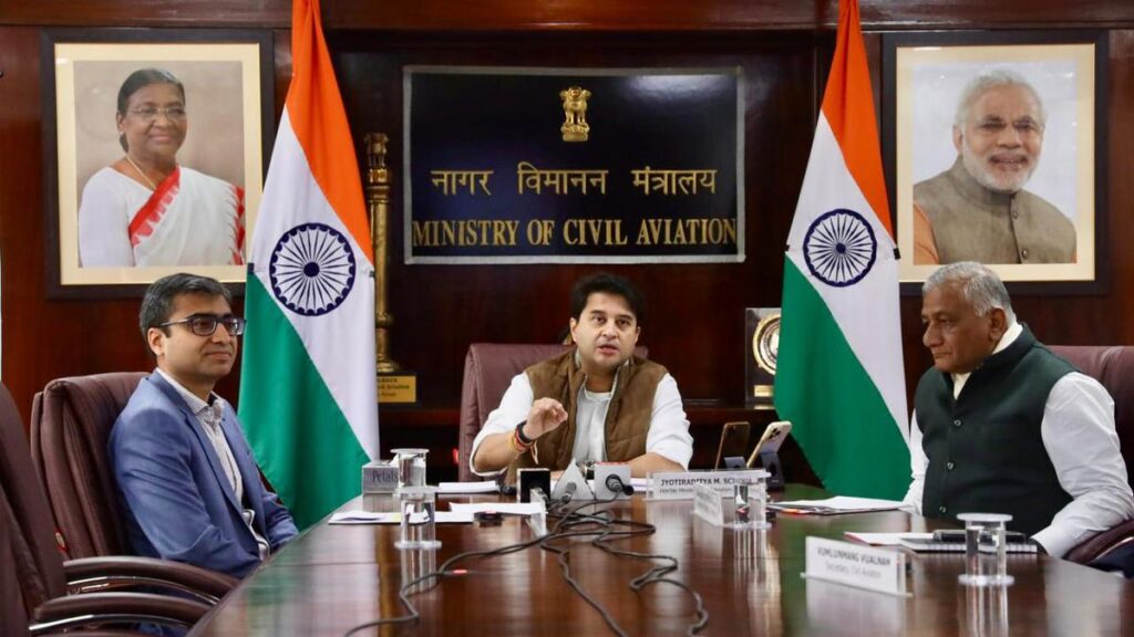 Scindia Flags Off First Flight Connecting Ayodhya to Bangalore and Kolkata