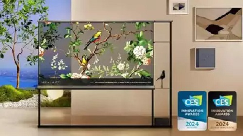 LG unveils world’s 1st wireless transparent OLED TV at CES 2024
