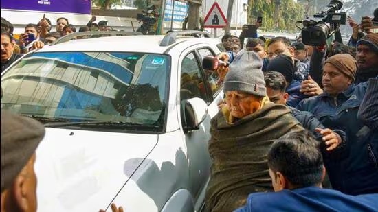 Lalu Yadav Appears at ED Office for Questioning in Land-For-Jobs Case