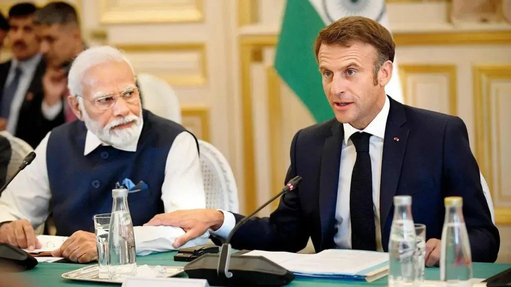 PM Modi and French President Macron Hold ‘Productive’ Talks to Strengthen Bilateral Ties
