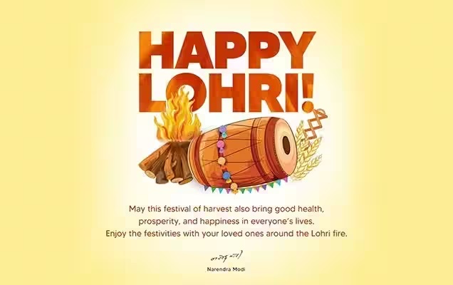 PM Modi Conveys Best Wishes on Lohri