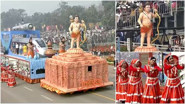 Republic Day 2024: Uttar Pradesh Tableau Showcases Ram Lala Idol, Namo Bharat Train