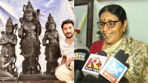 Sculptor Arun Yogiraj’s Mother Expresses Joy Over Selection of His Ram Lalla Idol for Installation in Ayodhya