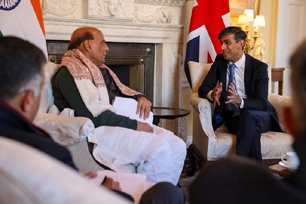 Sunak hails FTA talks with India, expresses defence, security cooperation