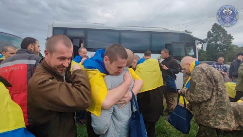 Ukraine, Russia swaps prisoners