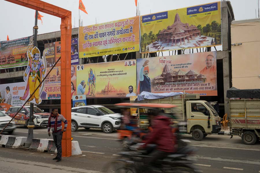 Ram Temple Images Dominate Ayodhya Landscape, New Bank Office Named ‘Ramjanmabhoomi’ Branch