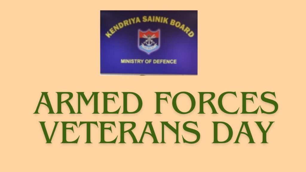 8th Armed Forces Veterans’ Day: Raksha Mantri leads the celebrations pan India
