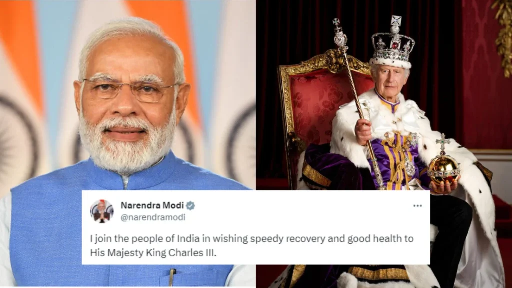 PM Modi Sends Well Wishes for Speedy Recovery to UK’s King Charles III Following News of His Cancer Diagnosis