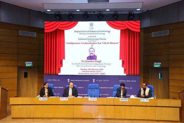 Dr Jitendra Singh Launches National Science Day 2024 Theme: ‘Indigenous Technologies for Viksit Bharat