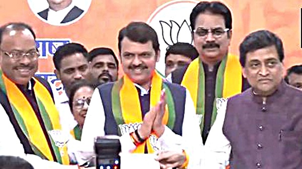 Former Maharashtra CM Ashok Chavan Joins BJP Amid Political Turmoil