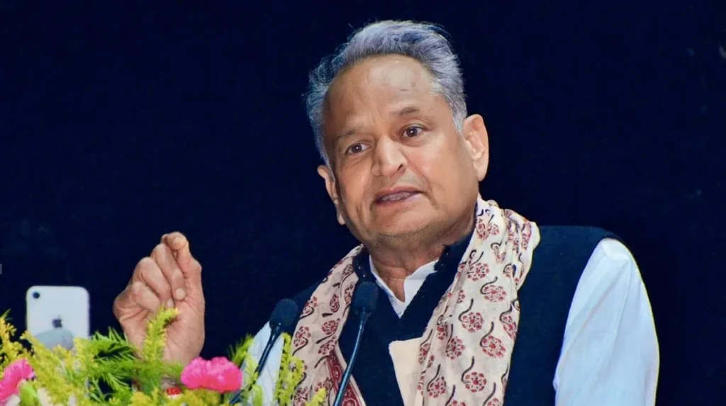 Gehlot’s BJP Ban Remark Triggers Political Storm