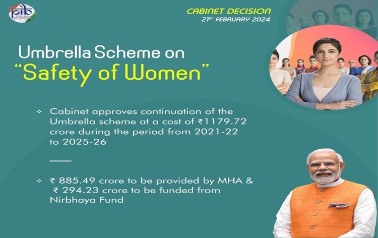 Govt Approves Continuation of ‘Safety of Women’ Umbrella Scheme