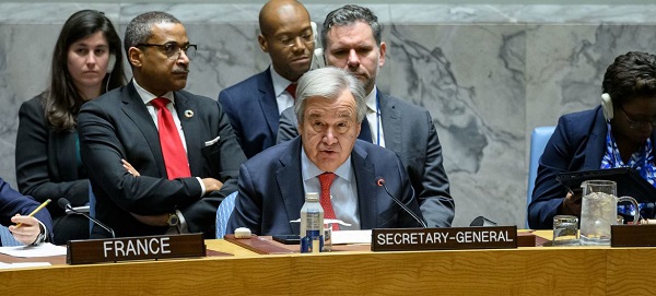 Guterres calls Russia to honor sovereignty, independence, unity, territorial integrity of Ukraine