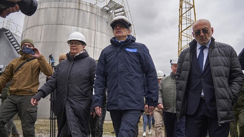 IAEA head visits nuclear power plant in Ukraine