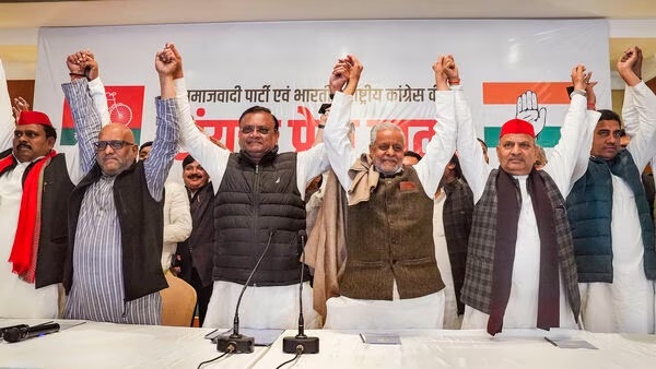 INDIA Bloc Partners Congress and Samajwadi Party Finalize Seat-Sharing Agreement in UP for Lok Sabha Polls
