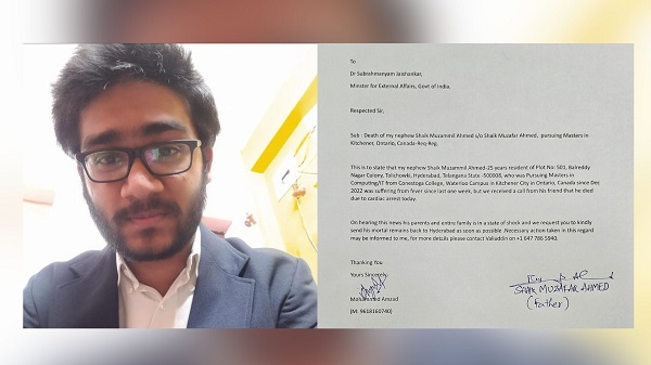Indian Student Dies of Cardiac Arrest in Canada