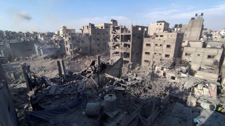 Civil defence team says 22 killed in central Gaza Strip by Israeli strikes