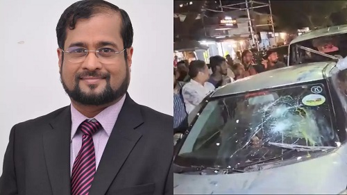 Journalist Nikhil Wagle’s Car Attacked in Pune Over Alleged Defamatory Remarks