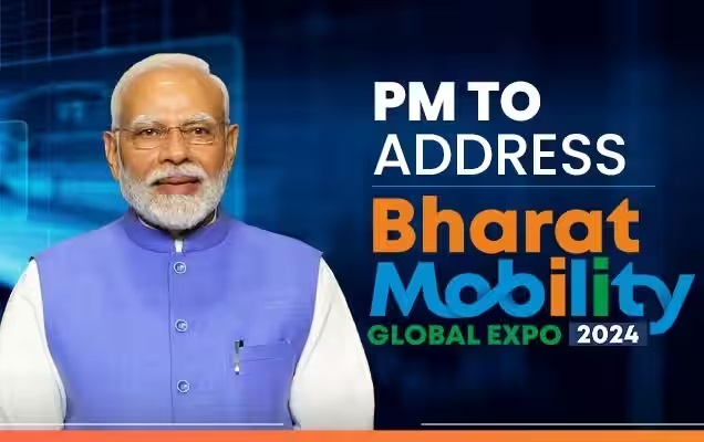 PM Modi to Address Bharat Mobility Global Expo 2024 Today