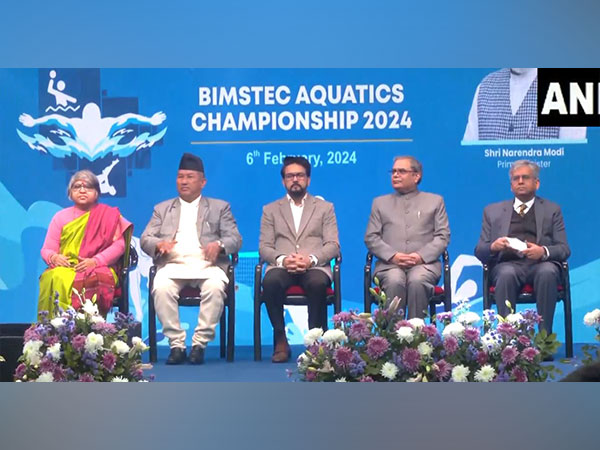 Sports Minister Anurag Thakur Kicks Off 1st BIMSTEC Aquatics Championships