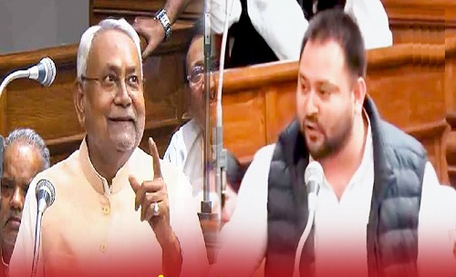 Tejashwi Yadav Slams Nitish Kumar’s Flip-Flop Ahead of Trust Vote