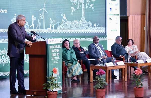 VP Dhankhar Urges Global Leadership for Environmental Protection and Climate Justice