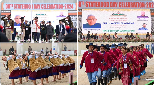Vice-President Jagdeep Dhankhar Addresses the 38th Statehood Day Celebrations of Arunachal Pradesh at Itanagar today