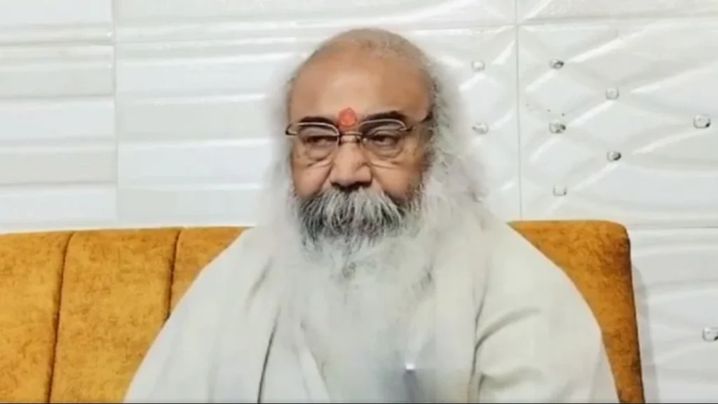 Acharya Pramod Krishnam sobs, following his expulsion from Congress
