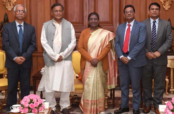 Bangladesh Foreign Minister Dr. Hasan Mahmud Calls on President Murmu at Rashtrapati Bhavan