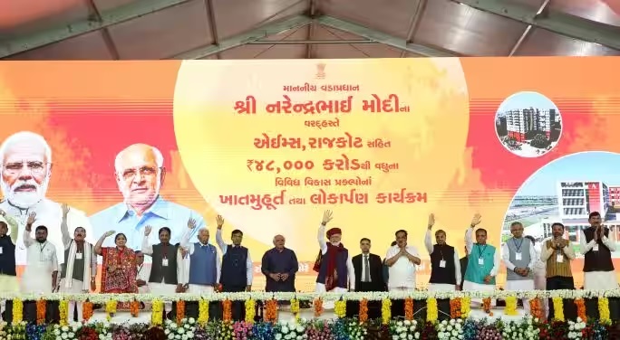 ‘New India’ Finishing Tasks At Rapid Pace: PM Modi in Rajkot
