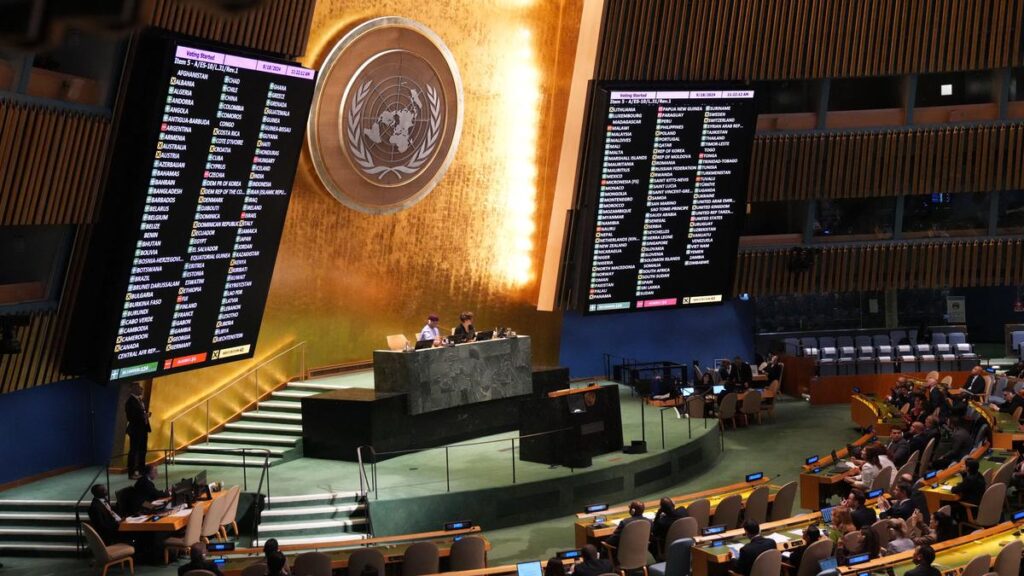India abstained vote on UNGA resolution criticizes Israel