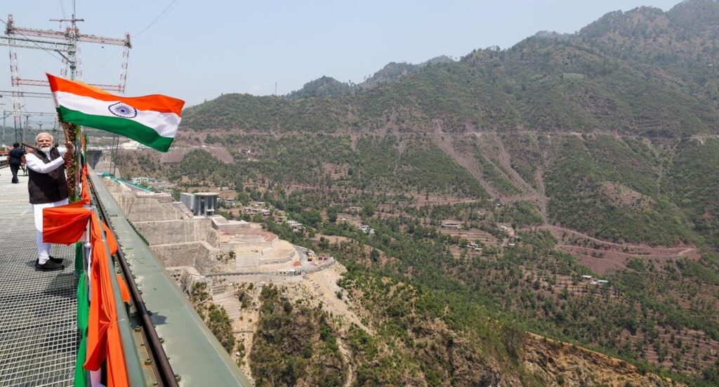 Tricolour Flies High Over Chenab Rail Bridge, PM Modi Hails Engineering Feat