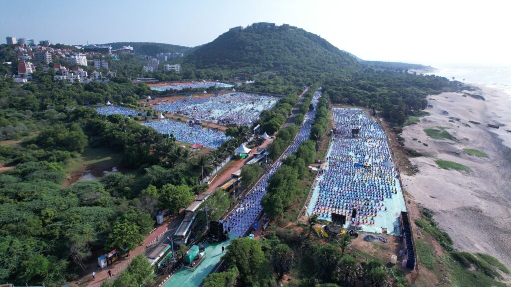 PM Modi Hails Andhra’s Yogandhra Initiative for Boosting Yoga Movement