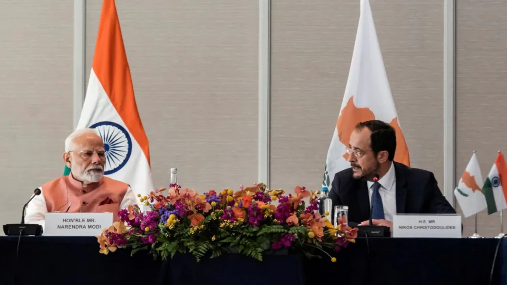 Modi says “our govt. focused on tax reforms, de criminalization of laws, ease doing business’ at India-Cyprus CEO Forum