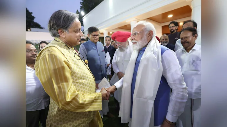 PMO Shares Shashi Tharoor’s Op-Ed, Fueling Buzz Over Possible Congress-BJP Crossover