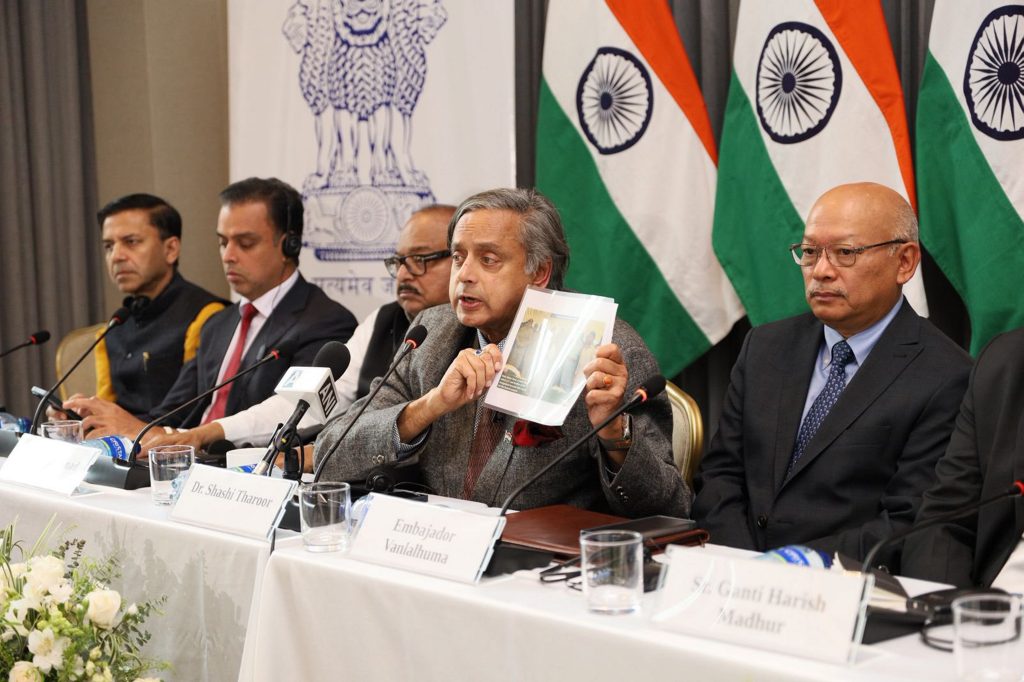 Tharoor says “You get rewarded for promoting terrorism in Pakistan”