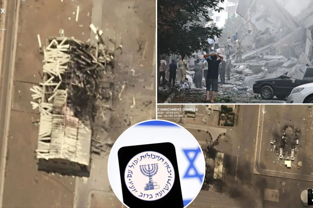 Iran hits Israeli intelligence Mossad sites in Tel Aviv