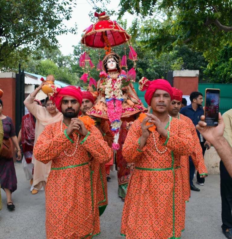 Grand Teej Procession at Bikaner House