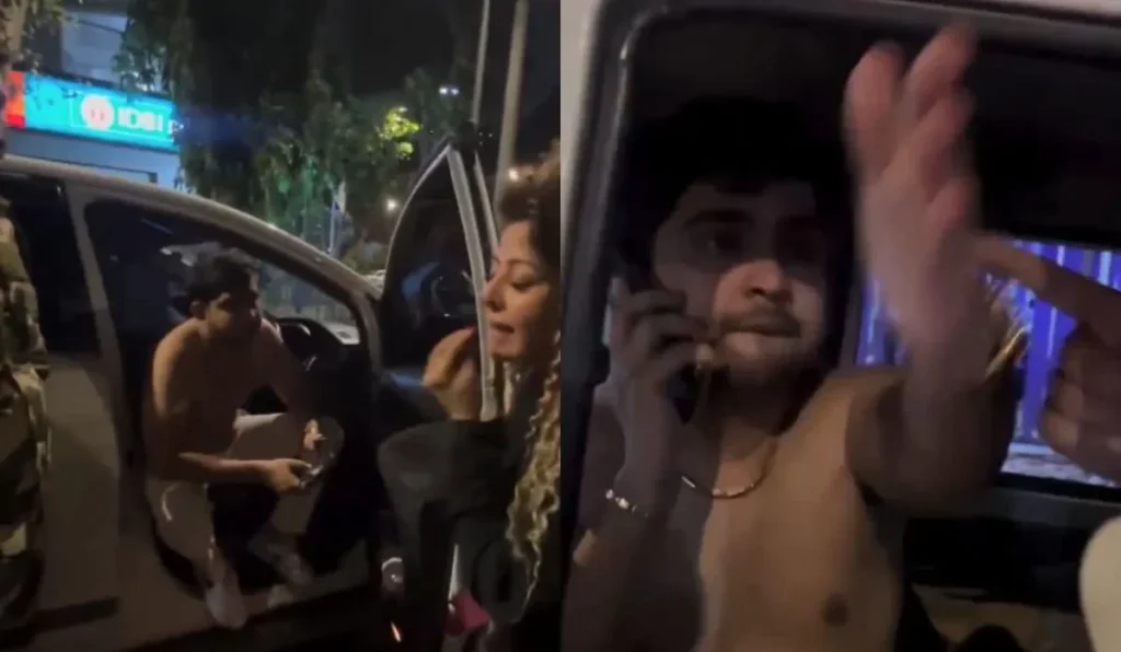 Half-Naked, Drunk & Violent: MNS Leader’s Son Caught on Camera