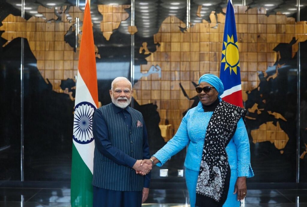 Modi holds bilateral talks with Namibian president
